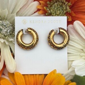 Kendra Scott Catherine Hoops Vintage Gold